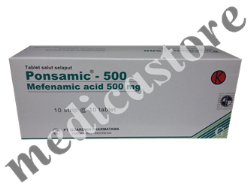 PONSAMIC 500MG TABLET 100,S