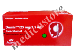 DUMIN RECTAL 125MG/2.5ML