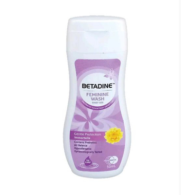 BETADINE FEMININE WASH LIQ.GENTLE 50ML