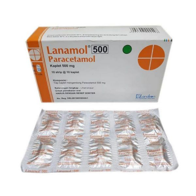 LANAMOL KAPLET 500 MG 100 S