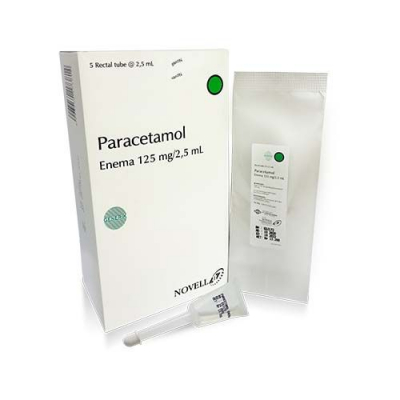 PARACETAMOL ENEMA 125MG (NOVELL)