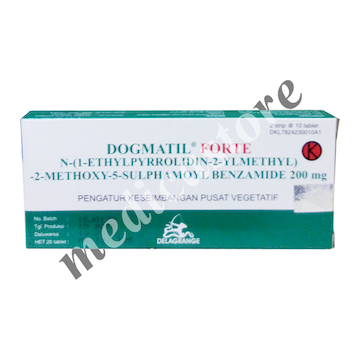 Dogmatil Forte 200 mg Tablet