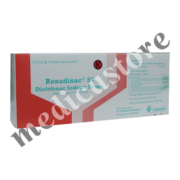 Renadinac 50 mg Tablet Salut Enterik