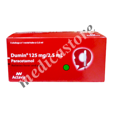 Dumin Rectal Tube 125 Mg/2.5 ml