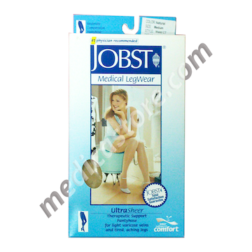 JOBST MEDICAL LEGWEAR ULTRASHEER NATURAL COLOUR 15-20 mmHg WAIST CT Ukuran M