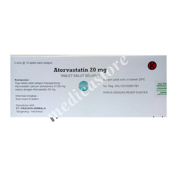 Atorvastatin 20 mg Tablet