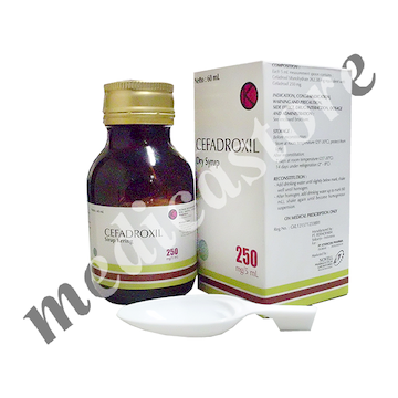 Cefadroxil 250 mg/5 ml Dry Sirup 60 ml