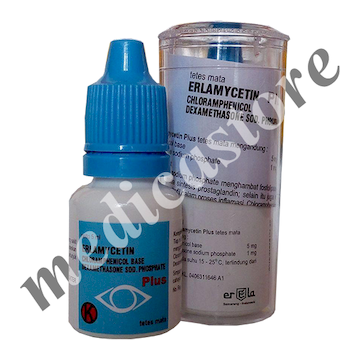 Erlamycetin Plus Tetes Mata 5 ml