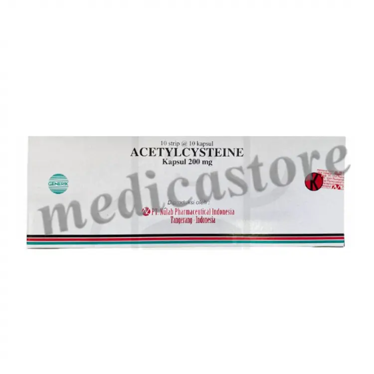 Acetylcysteine 200 mg Kapsul