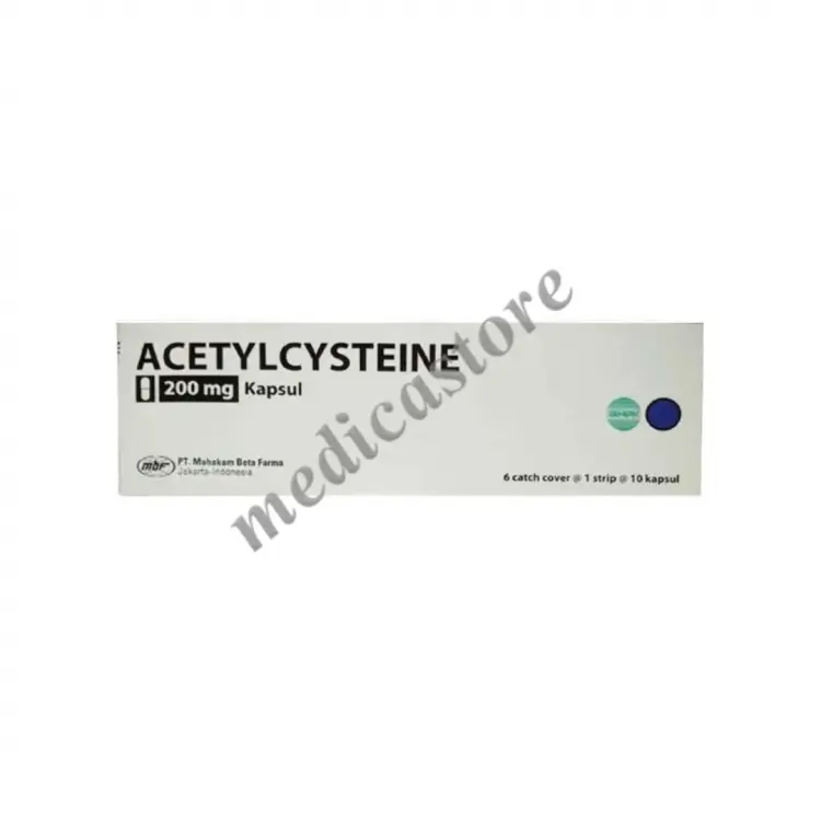 Acetylcysteine 200 mg Kapsul