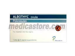 Albothyl Vaginal 90 mg Suppositoria