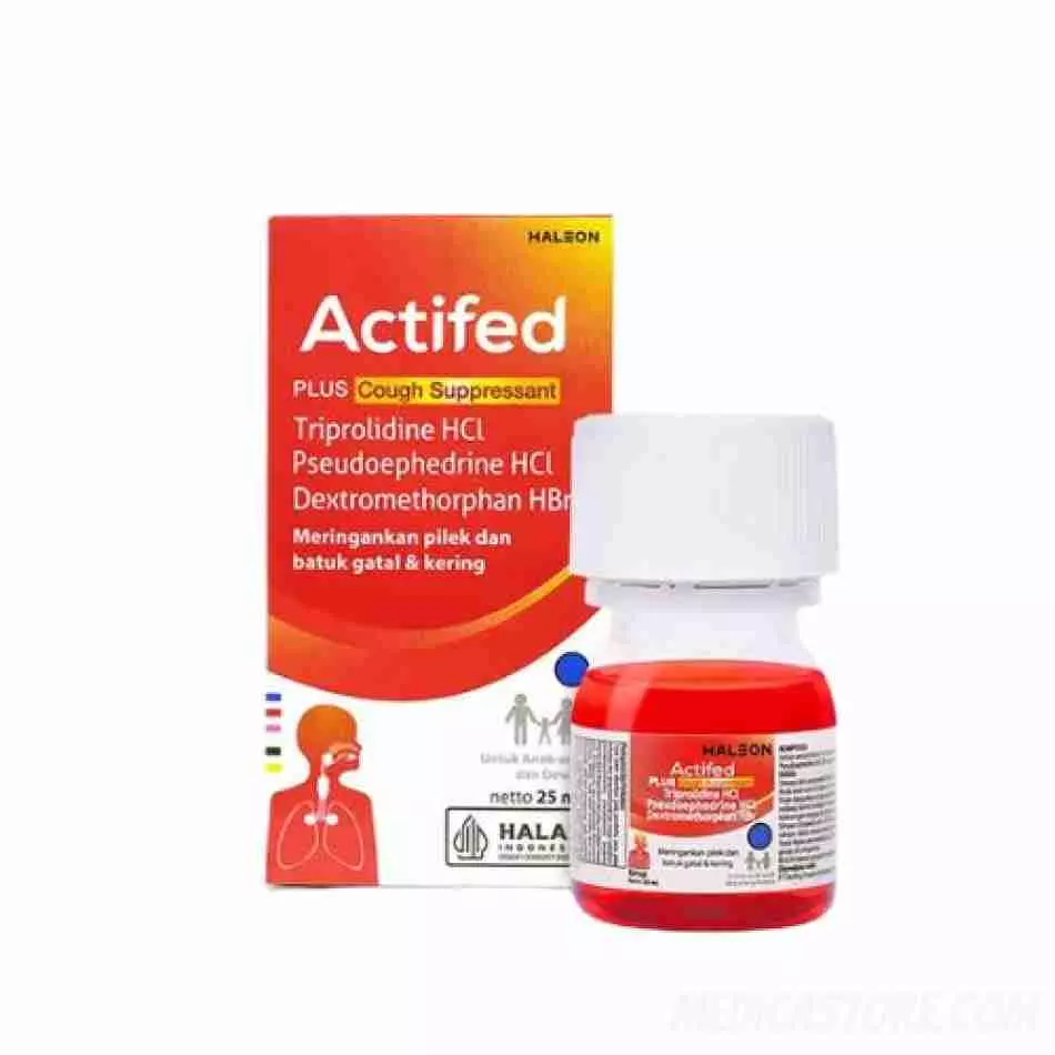 Actifed Plus Cough Supressant Sirup 25 ml