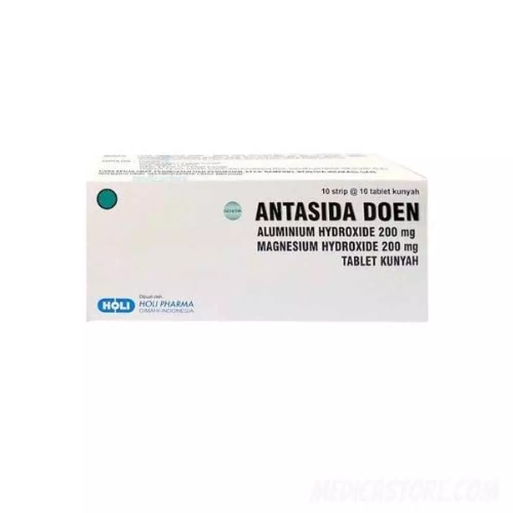 Antasida Doen Tablet Kunyah 100's (Holi)