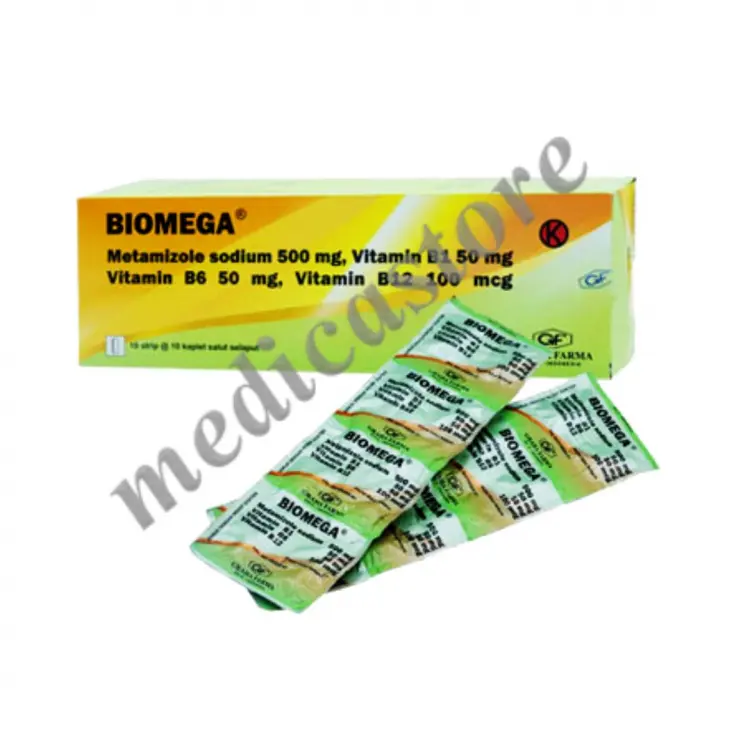 Biomega 500 mg Kaplet Salut Selaput