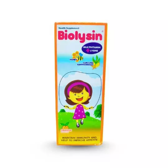 BIOLYSIN MULTIVITAMIN SYRUP 60 ML