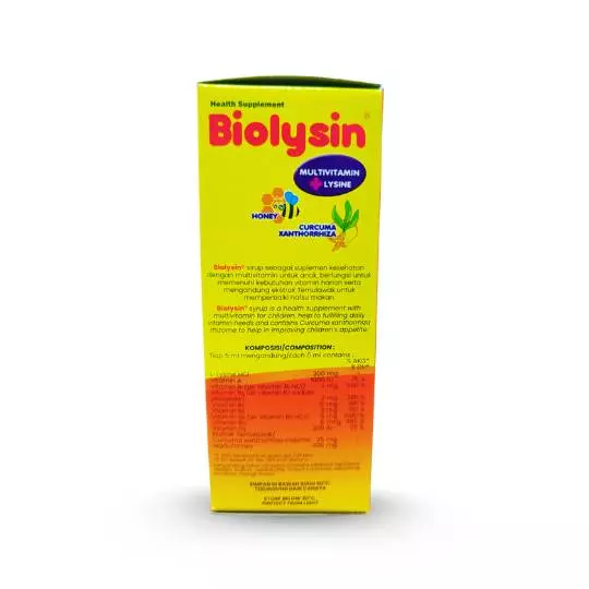 BIOLYSIN MULTIVITAMIN SYRUP 60 ML