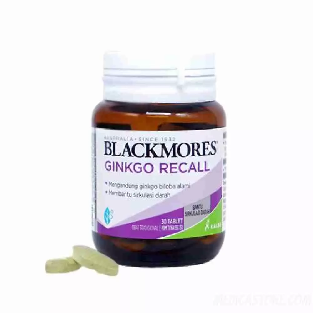 BLACKMORES GINKGO RECALL 30 TABLET