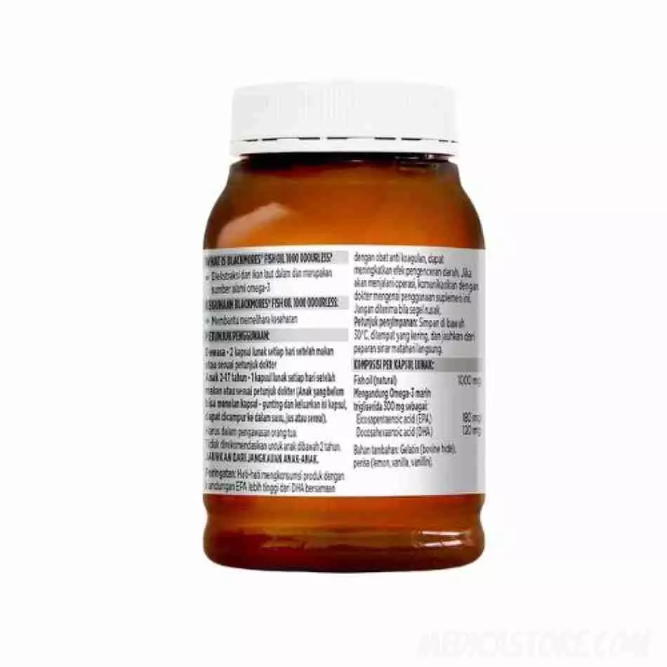Blackmores Odourless Fish Oil 1000 180 S