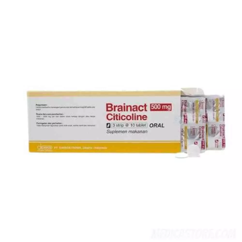 BRAINACT TABLET 500 MG