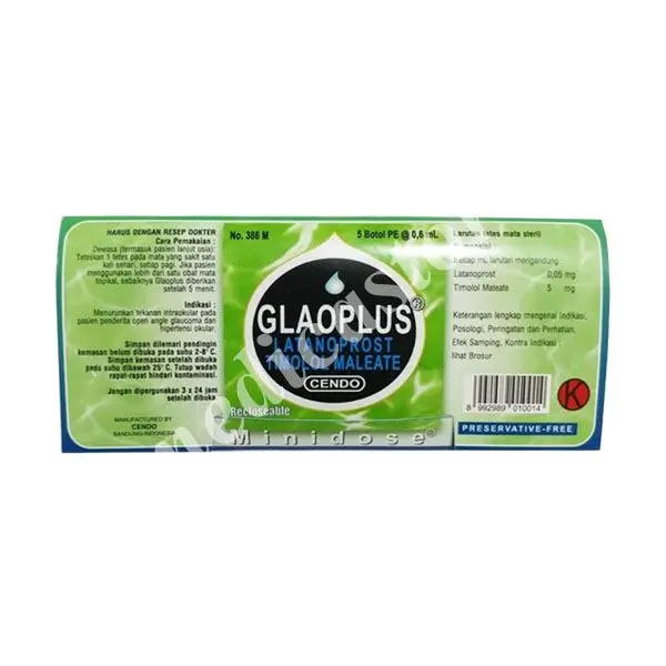 Cendo Glaoplus Minidose 0.6 ml