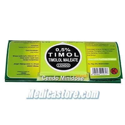 Cendo Timol 0.5% Minidose 0.6 ml
