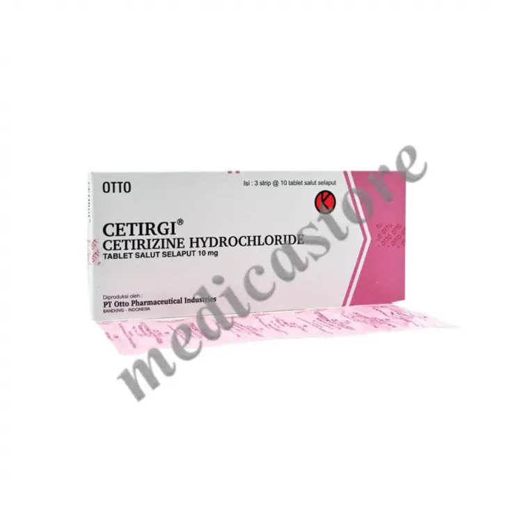 Cetirgi 10 mg Tablet Salut Selaput