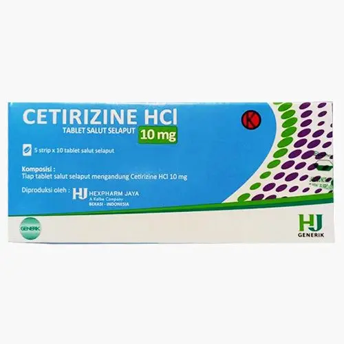 Cetirizine 10 mg Tablet