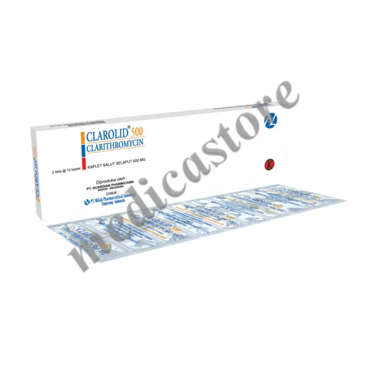 Clarolid 500 mg Kaplet Salut Selaput