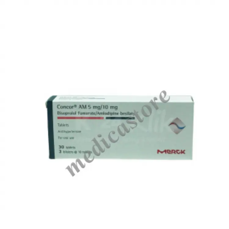 Concor AM 5 mg/10 mg Tablet