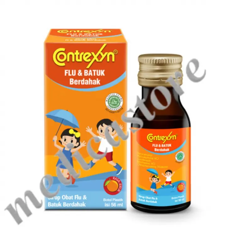 Contrexyn Flu & Batuk Berdahak Sirup 56 ml
