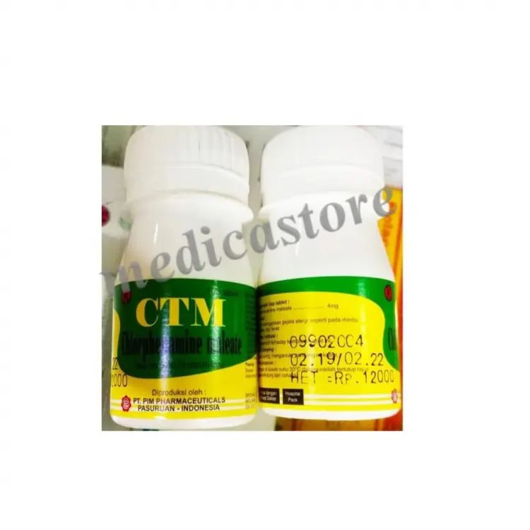 Ctm 4 mg Tablet Botol