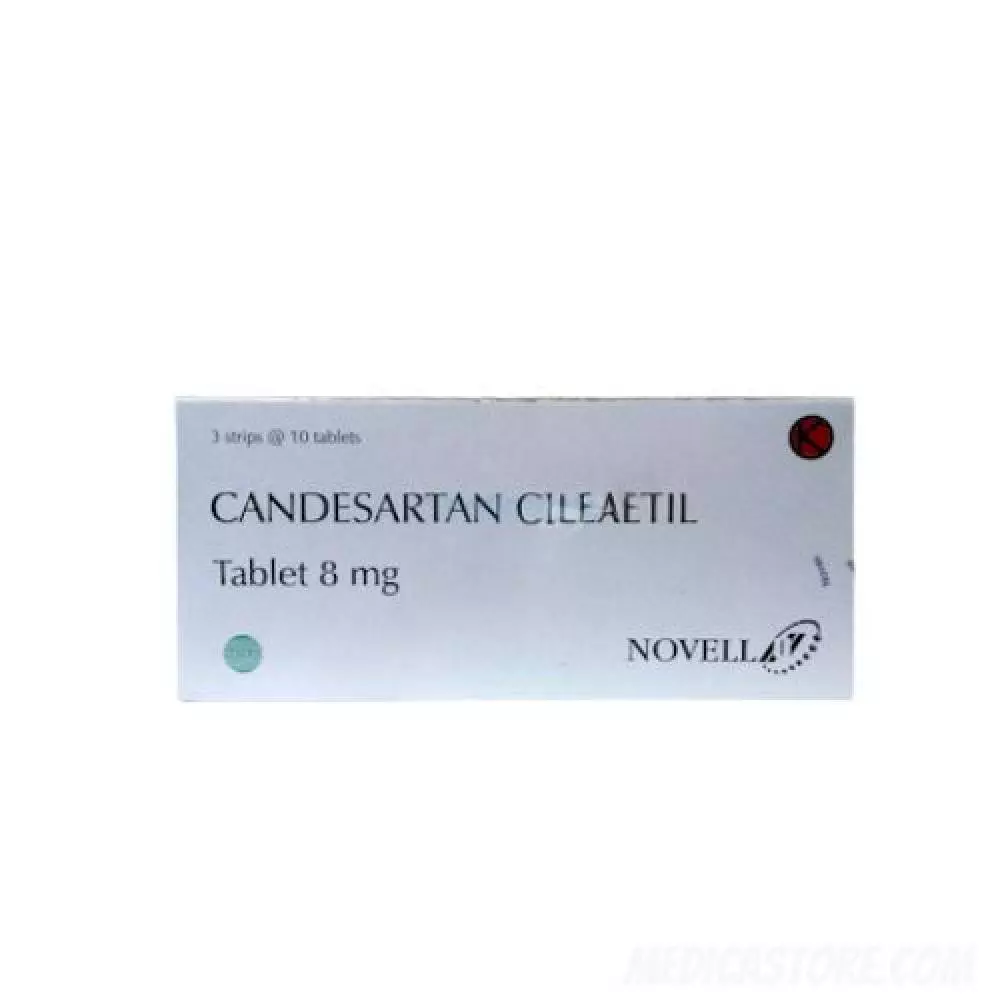 Candesartan 8 mg Tablet 30's (Novell)