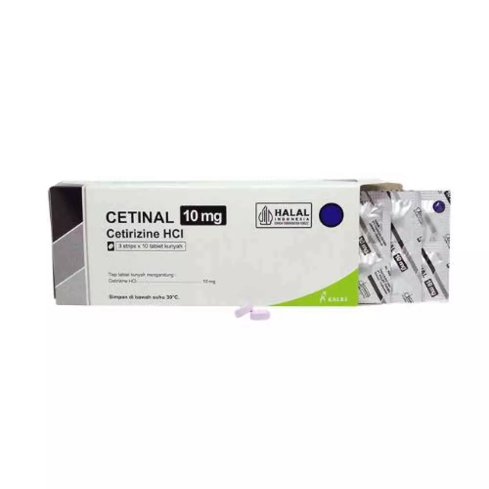 Cetinal 10 mg Tablet Kunyah