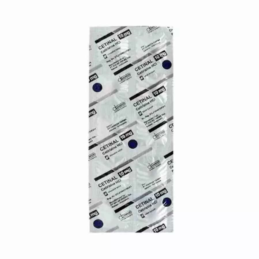 Cetinal 10 mg Tablet Kunyah