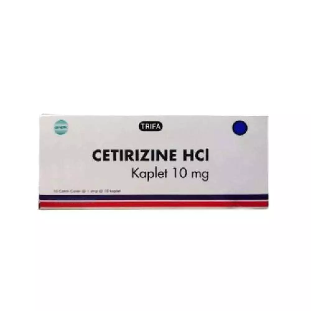 Cetirizine 10 mg Tablet (Trifa) 