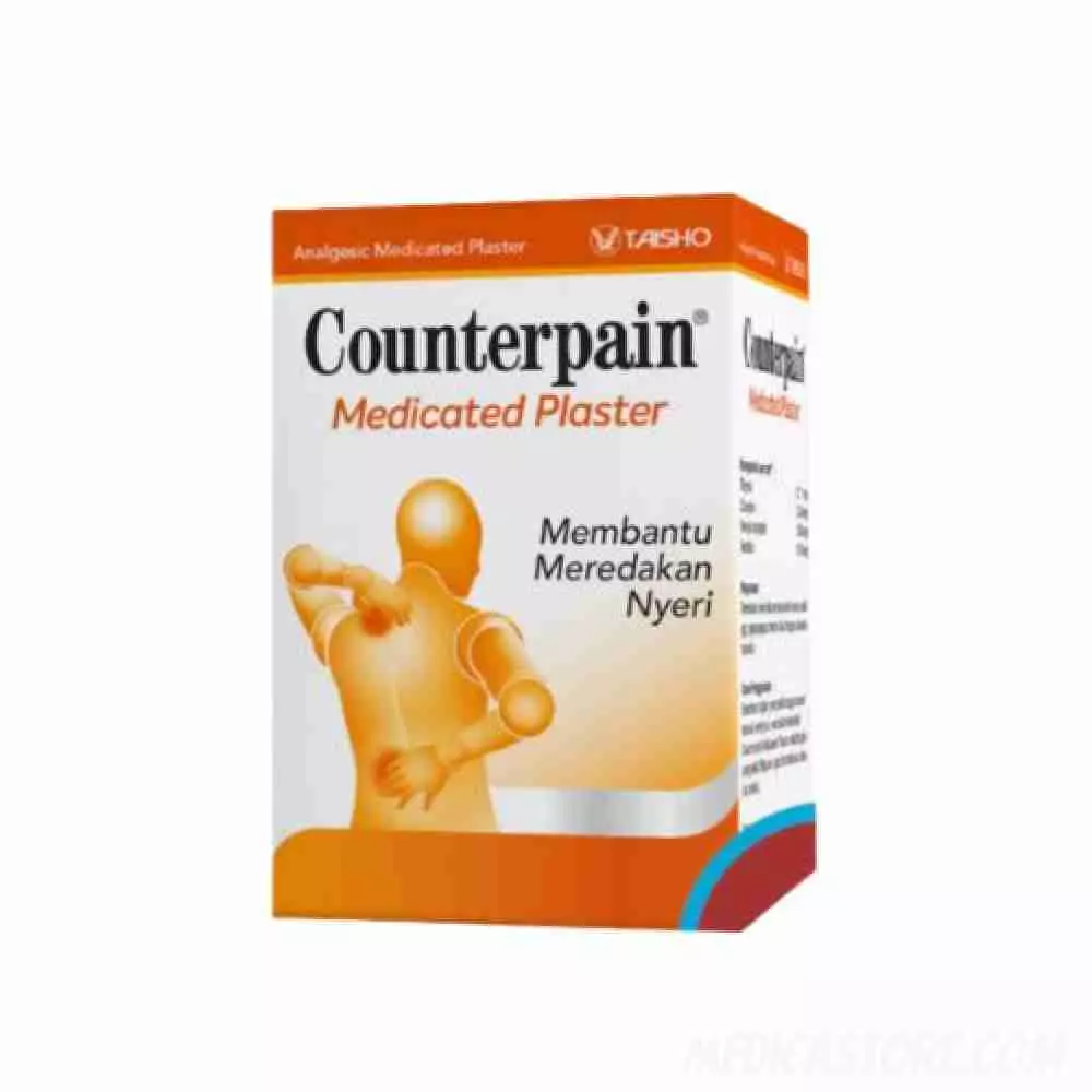 Counterpain Medicated Plaster 20 Sachet @ 10 Sheets