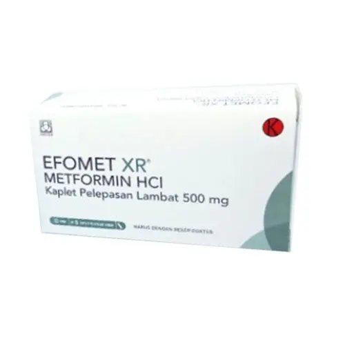 Efomet XR 500 mg Kaplet