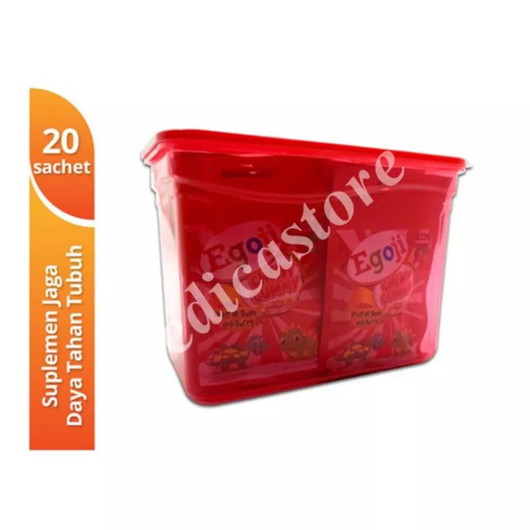 EGOJI CHEWY GUMMY STRAWBERRY TOPLES