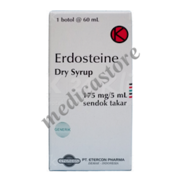 Erdostein Dry Sirup 175mg 60 ml Etercon