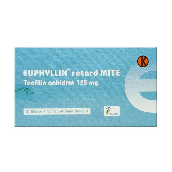 Euphyllin Retard Mite 125 mg Tablet