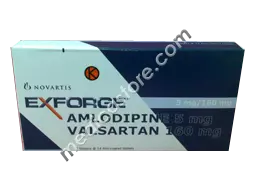 Exforge 5 mg /160 mg Tablet