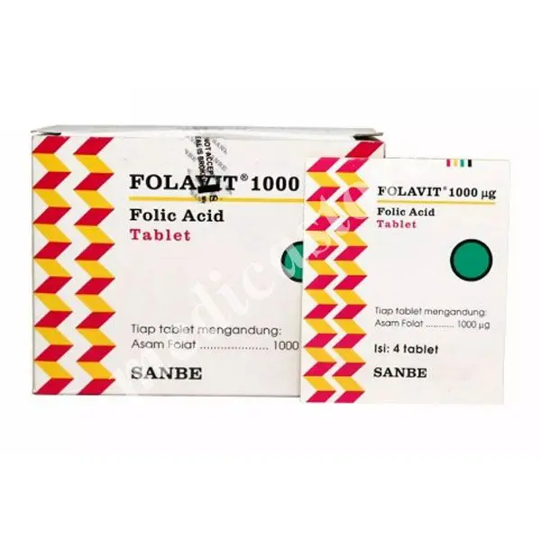 Folavit 1000 mcg Tablet