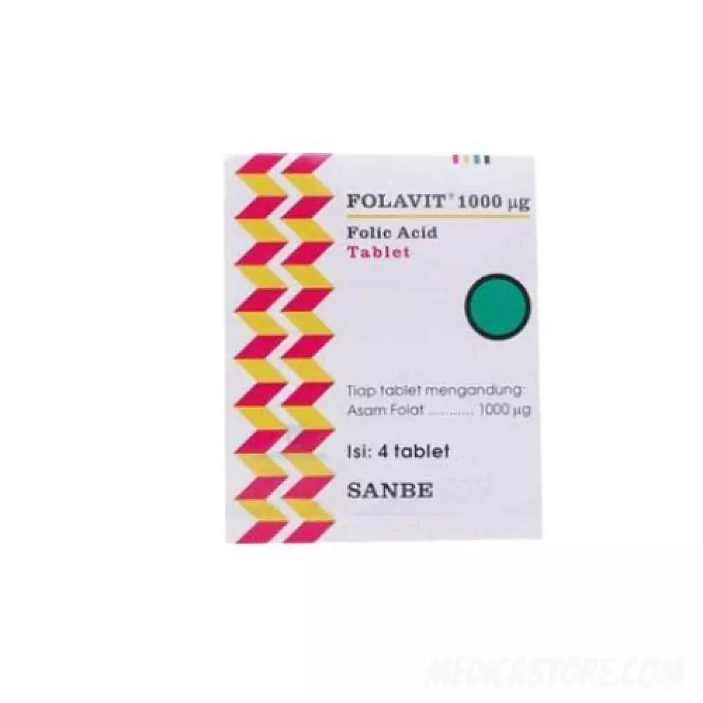 Folavit 1000 mcg Tablet