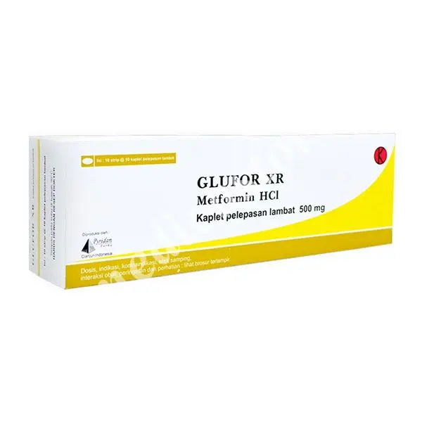 Glufor XR 500 mg Kaplet