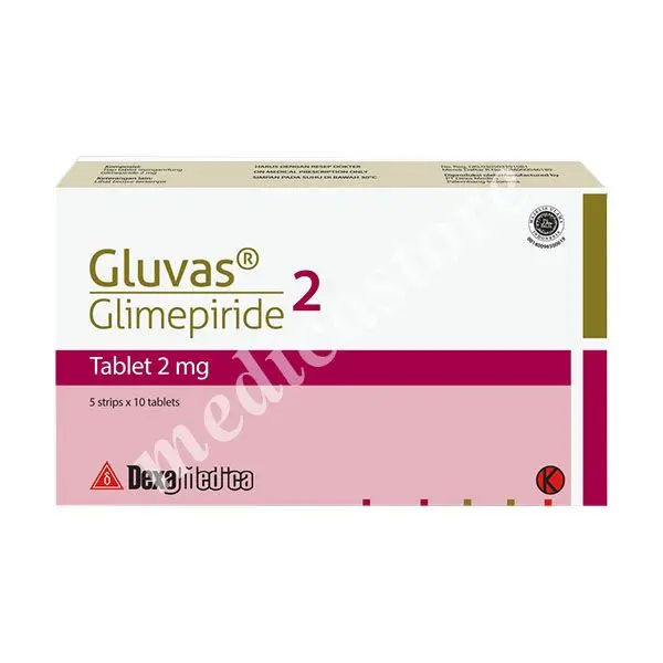 Gluvas 2 mg Tablet 