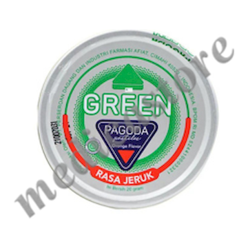 GREEN PAGODA PASTILLES 20GR