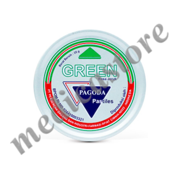 GREEAN PAGODA PASTILLES 35GR