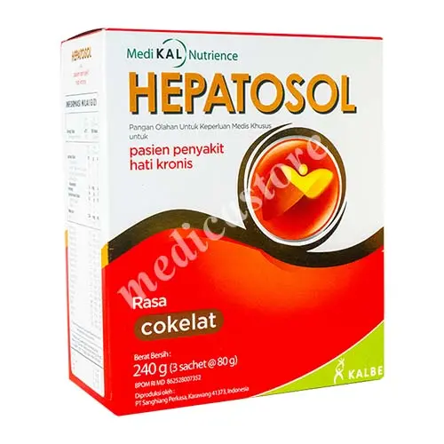 HEPATOSOL COKLAT 240 G (SACHET 3 X 80 G)