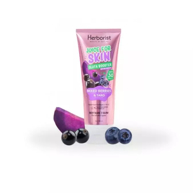 Herborist Bsrm Juice for Skin Mixed Berries & Taro 180 mll