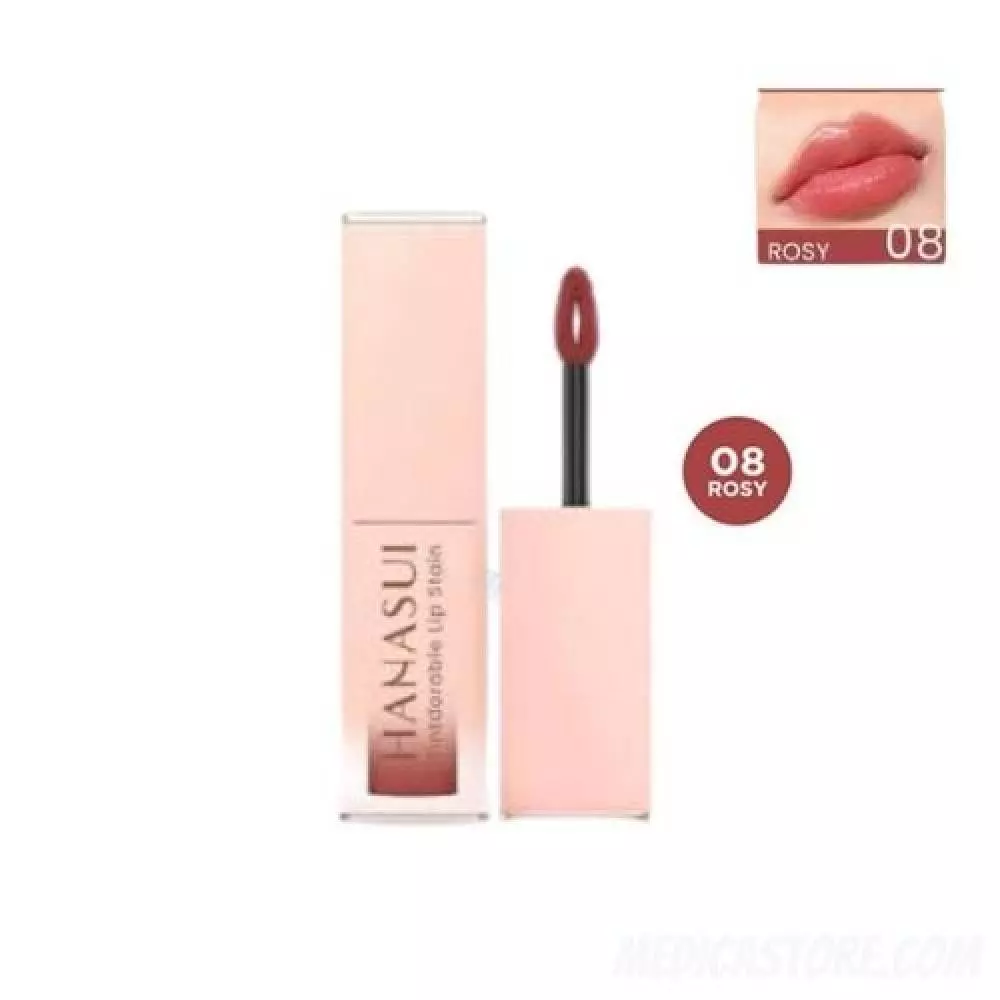 HANASUI TINTDORABLE LIP STAIN ROSY 08